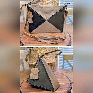 Unique Leather Convertible Handbag